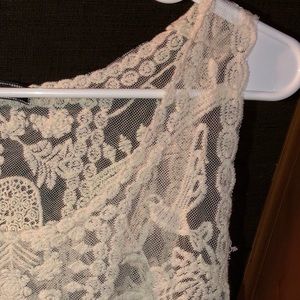 Lace See Through Tank Top